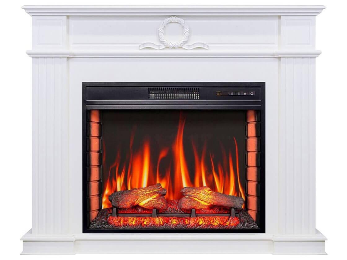 Каминокомплект ArtiFlame NEOCLASSIC AF28S Белый бьянко