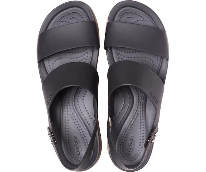 Босоножки Crocs Brooklyn Low р. W8/EUR 38-39 Black/Mushroom (12540478) - фото 6