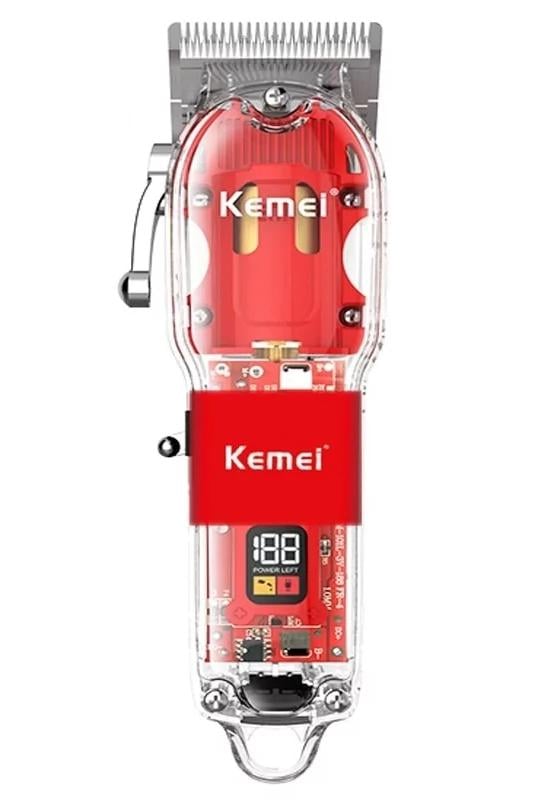 Машинка для стрижки волосся акумуляторна Kemei Km-1761 4 насадки