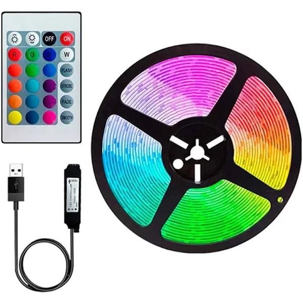 Світлодіодна стрічка USB ART-7995 на котушці 5 м Різнокольоровий