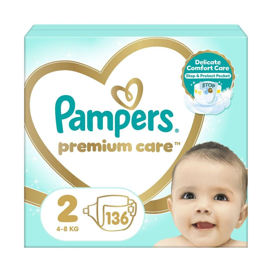 Підгузки дитячі Pampers Premium Care р. 2 4-8 кг 136 шт. (PD262556)