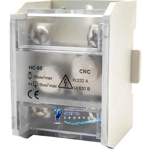 Разветвитель кабельный CNC с защитной крышкой 400B 95/16 мм2 232А (28684388)
