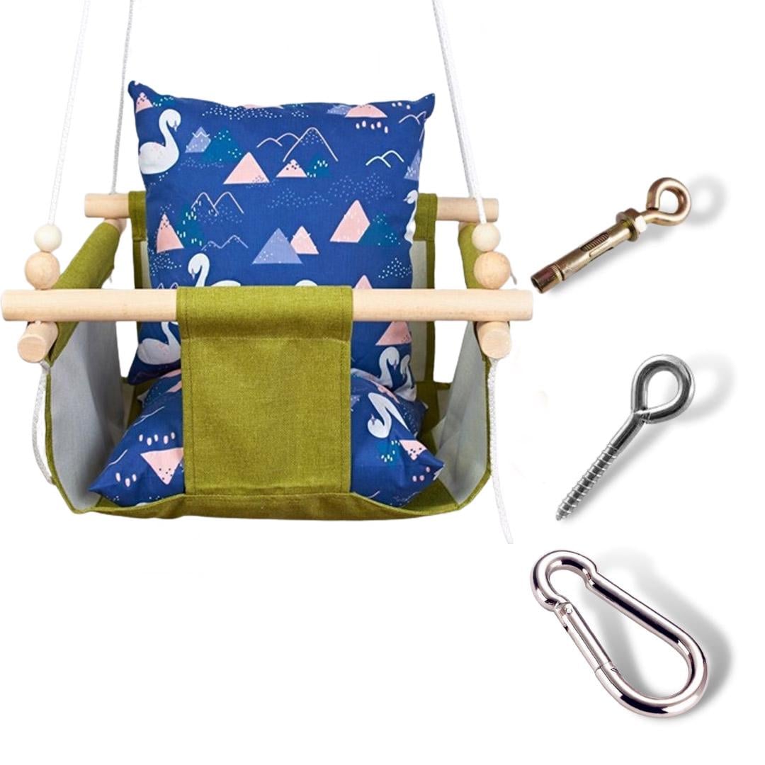 Детская качеля Infancy Лебеди Зеленый (9673397)