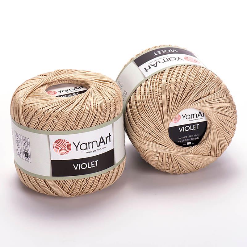 Пряжа YarnArt Violet 4660 Бежевый