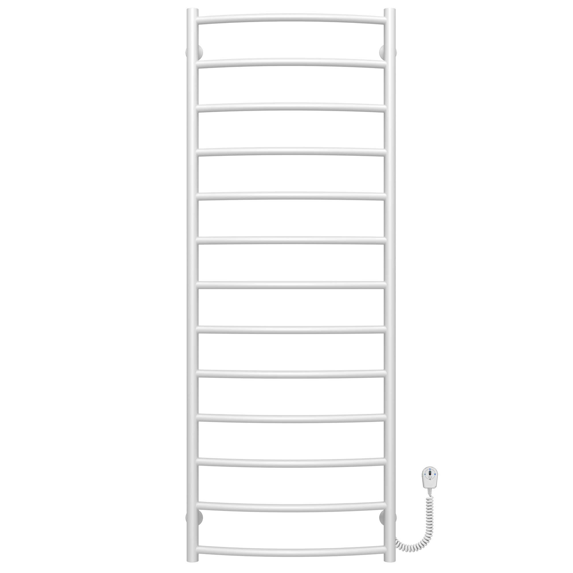 Полотенцесушитель электрический Deffi Классик П13 EF16 правое подключение нержавеющая сталь 500х1400 мм Белый (C.DK.140.50.13.E.W.R.5)