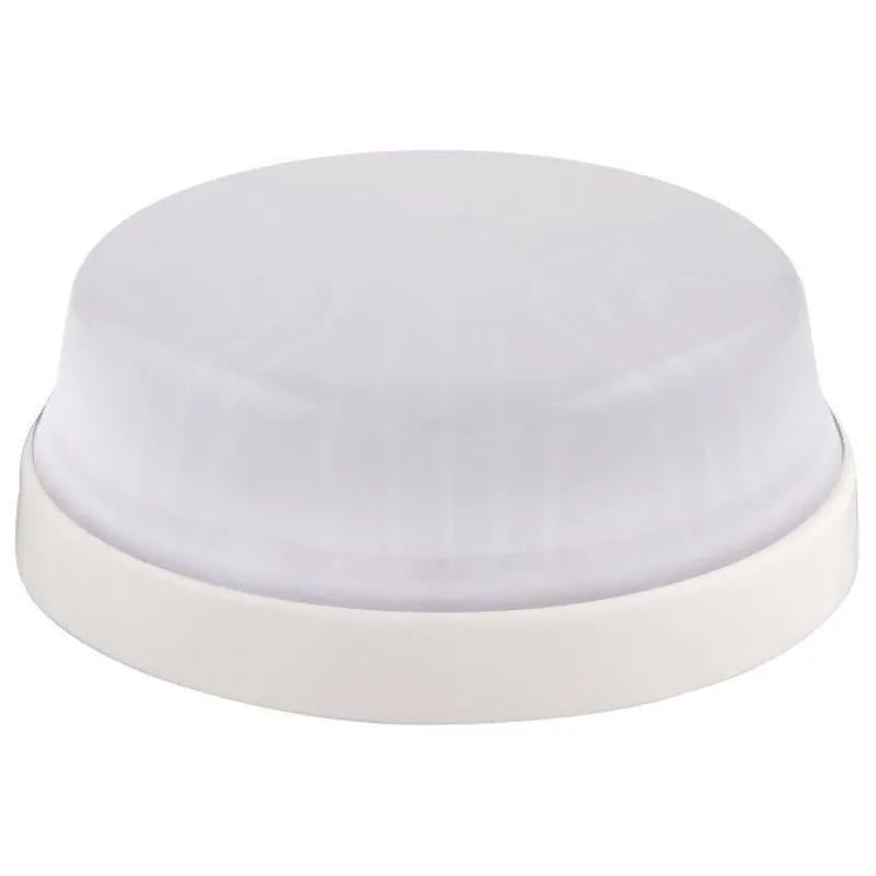 Настінно-стельовий світильник ERKA 1103-B круглий E27 IP20 Білий (27551215)