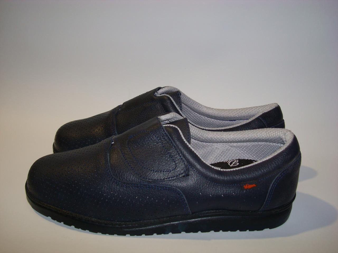 Мокасины кожаные мужские Dian р. 46 30 см Синий (2343312484) - фото 3 Мокасины кожаные мужские Dian р. 46 30 см Синий (2343312484) - фото 3