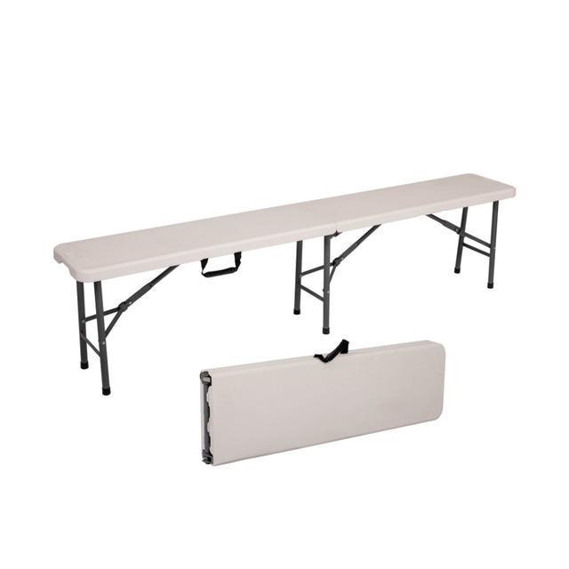Лавка садова складана Bonro BS 183-2 Білий (17816790) - фото 5