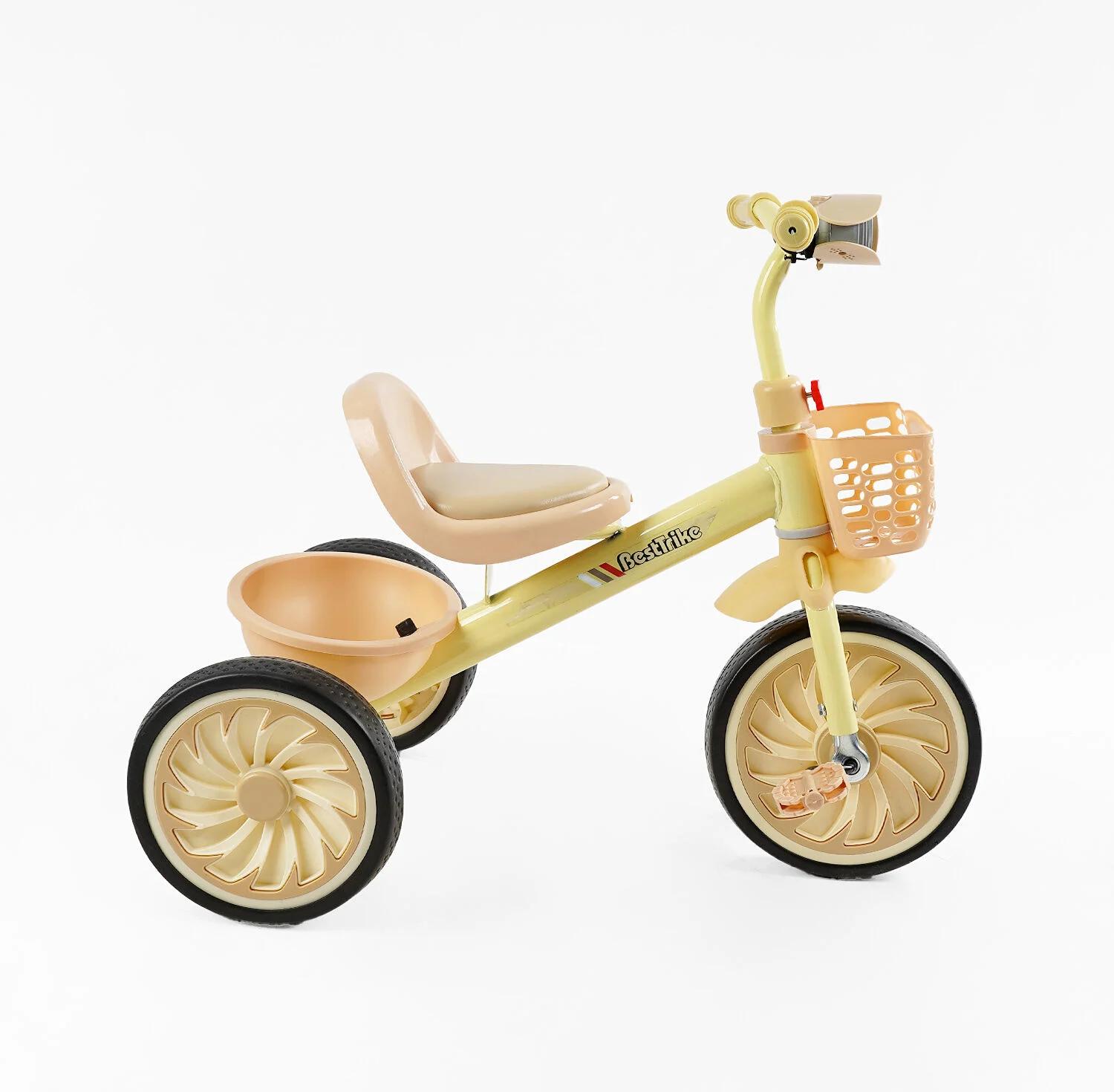 Детский велосипед трехколесный Best Trike BS-33260 колеса EVA/переднее 12"/заднее 10" (25371097) - фото 2 Детский велосипед трехколесный Best Trike BS-33260 колеса EVA/переднее 12"/заднее 10" (25371097) - фото 2