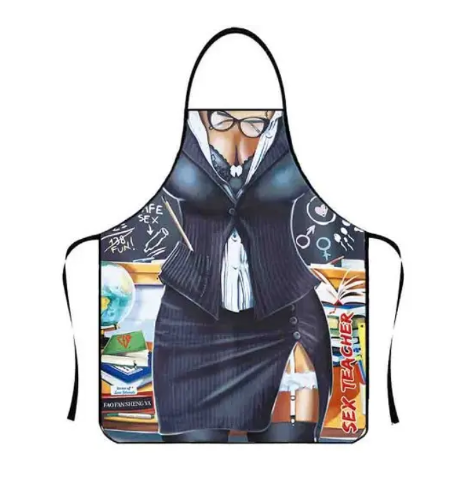 Фартук с приколом Учительница 75х60 см Разноцветный (49982)