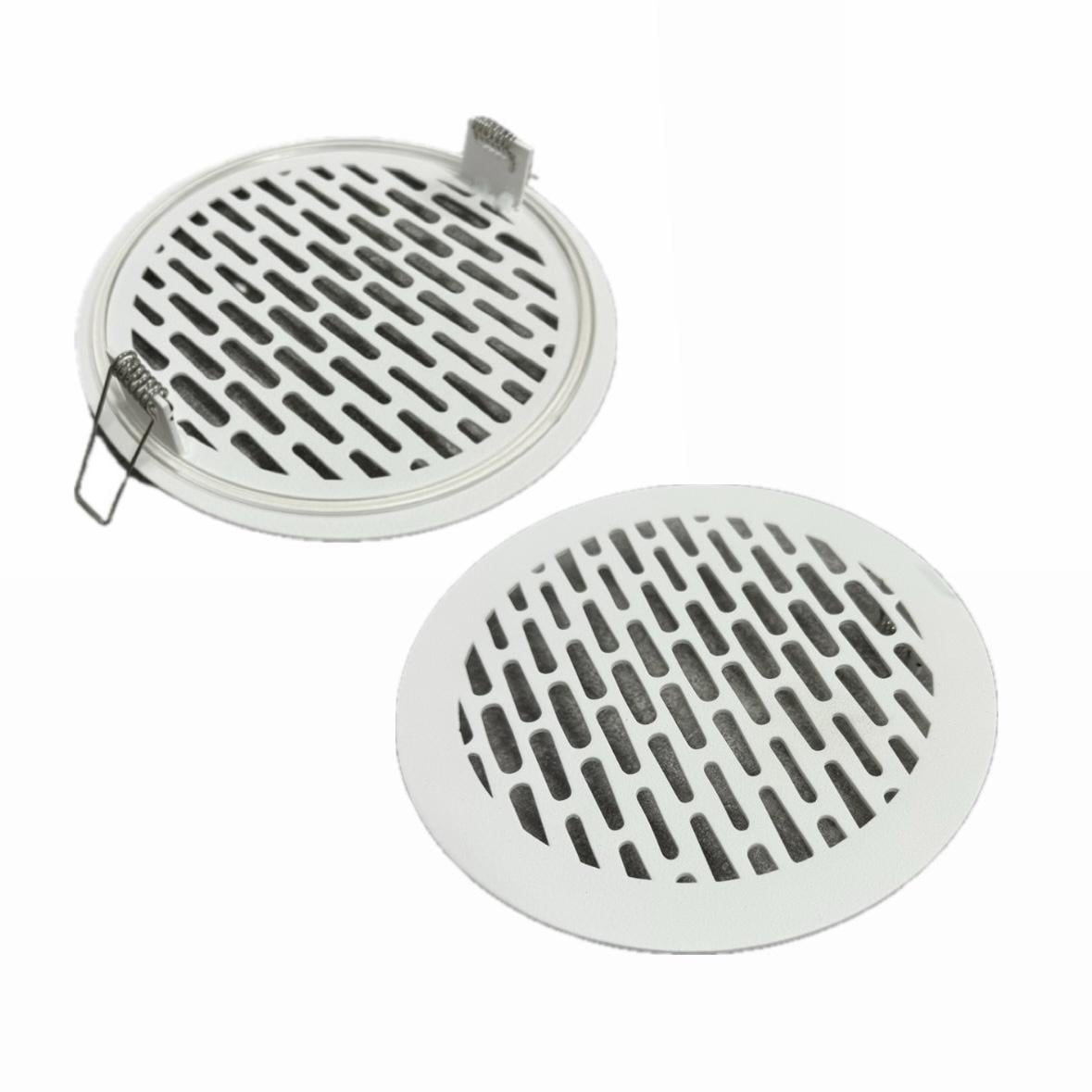 Вентиляційна решітка металева для натяжних стель з розпірними лапками (ВР0008)