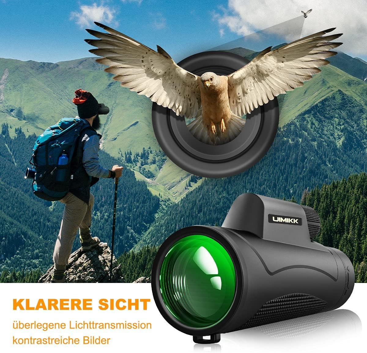 Телескоп монокулярный Uimikk HD12х50 Lens FMC BAK4 - фото 4 Телескоп монокулярный Uimikk HD12х50 Lens FMC BAK4 - фото 4