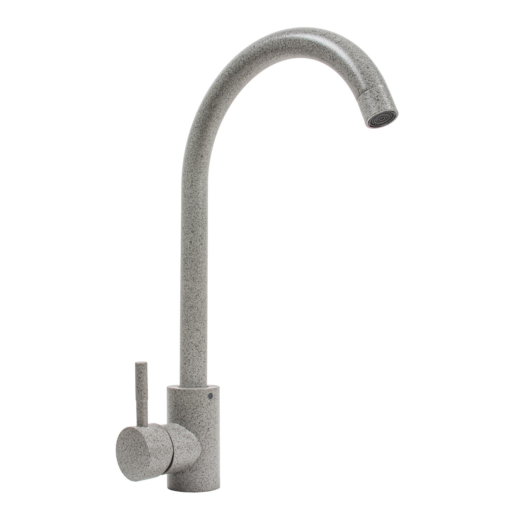 Смеситель для кухни Platinum 56 B NESP 3008 А PLS-A41055 однорычажный Серый (212884) Смеситель для кухни Platinum 56 B NESP 3008 А PLS-A41055 однорычажный Серый (212884)