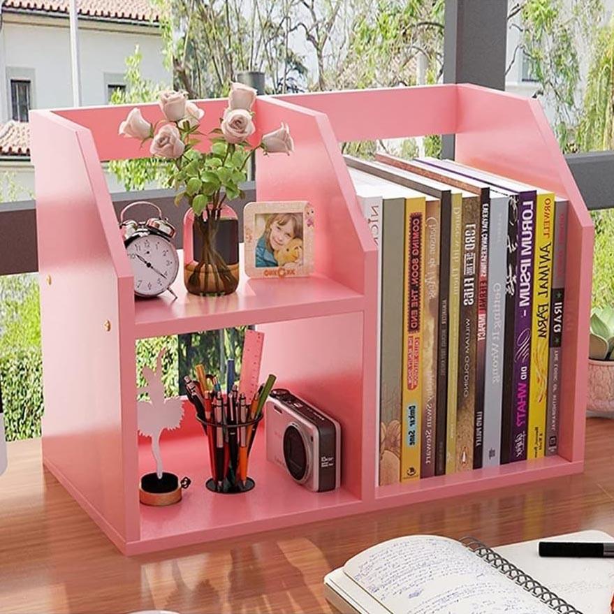 Полка книжная настольная из дерева Атодаса Барби (КПА-035850)