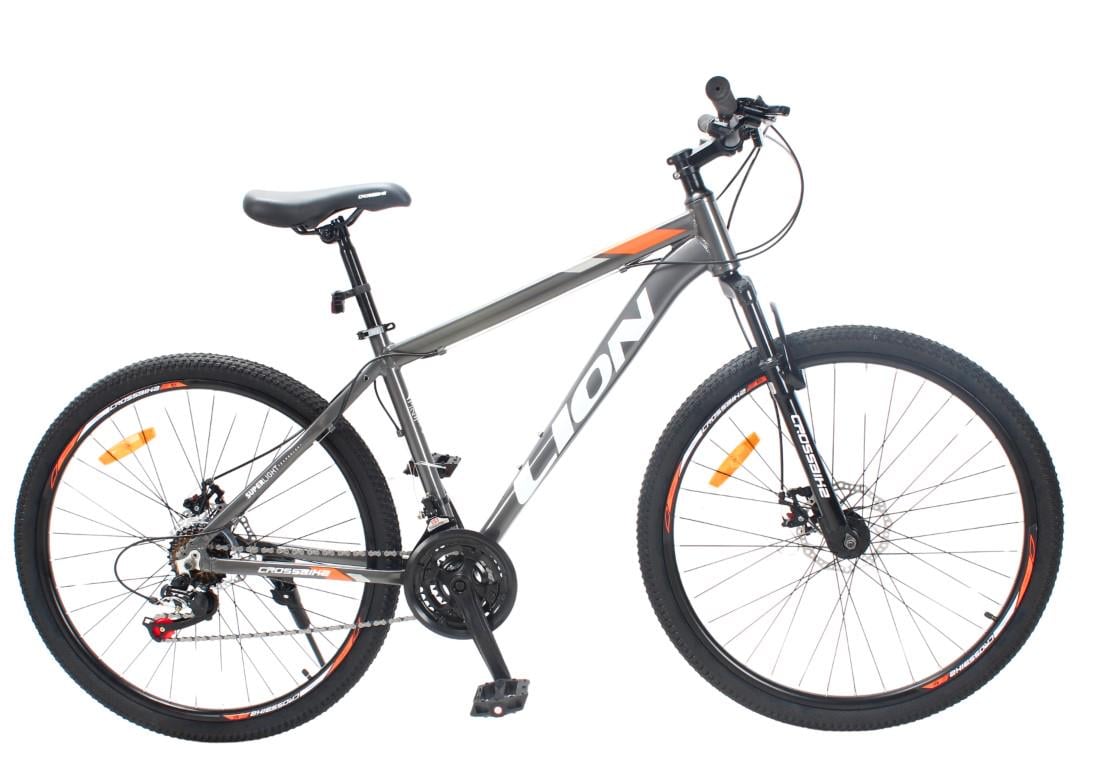 Велосипед Crossbike 29" Lion 2025 Рама 21" Grey/Orange