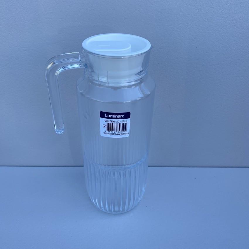 Глечик скляний Luminarc Gridz Fridge Q3653 з кришкою 1,3 л (2249325431) - фото 2 Глечик скляний Luminarc Gridz Fridge Q3653 з кришкою 1,3 л (2249325431) - фото 2