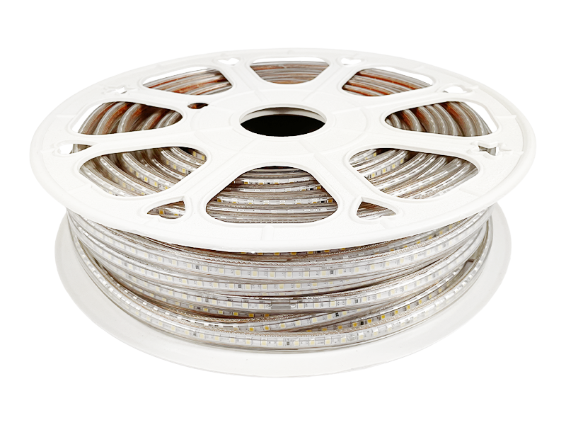 Светодиодная лента AVT SMD2835 120LED 10х6 мм 220В 6 Вт IP65 1 м 7000-8000K Холодный белый (8829)