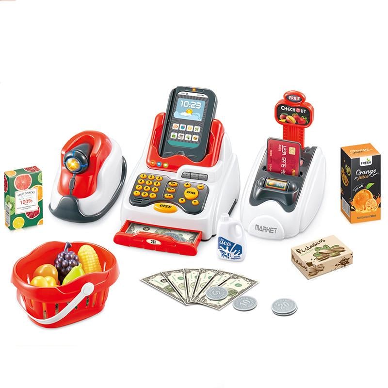 Дитячий ігровий набір Lesko 68-119 Касовий апарат зі світловими та звуковими ефектами (24366589)