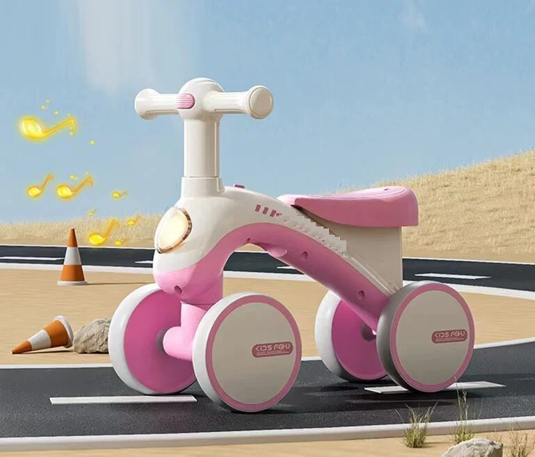 Биговел-толокарь Joy украинская музыка/подсветка Розовый (J-05044)