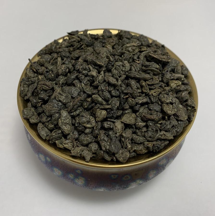 Чай китайский зеленый Чжу Ча Ганпаудер Храм Неба 100 г