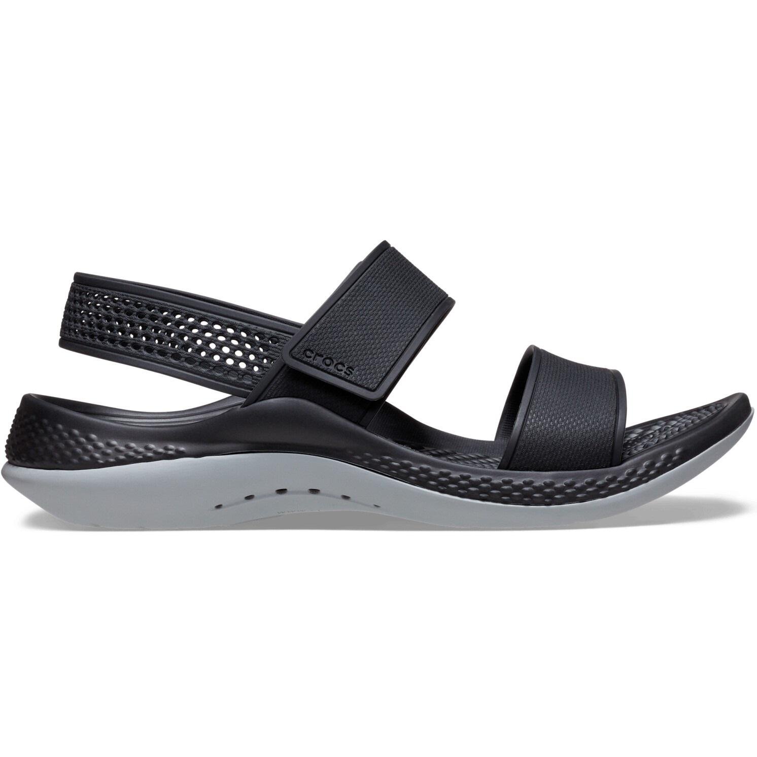 Сандалії жіночі Crocs LiteRide 360 ​​Sandal Women W7 р. 37/24 см Black Slate Grey (206711) - фото 2