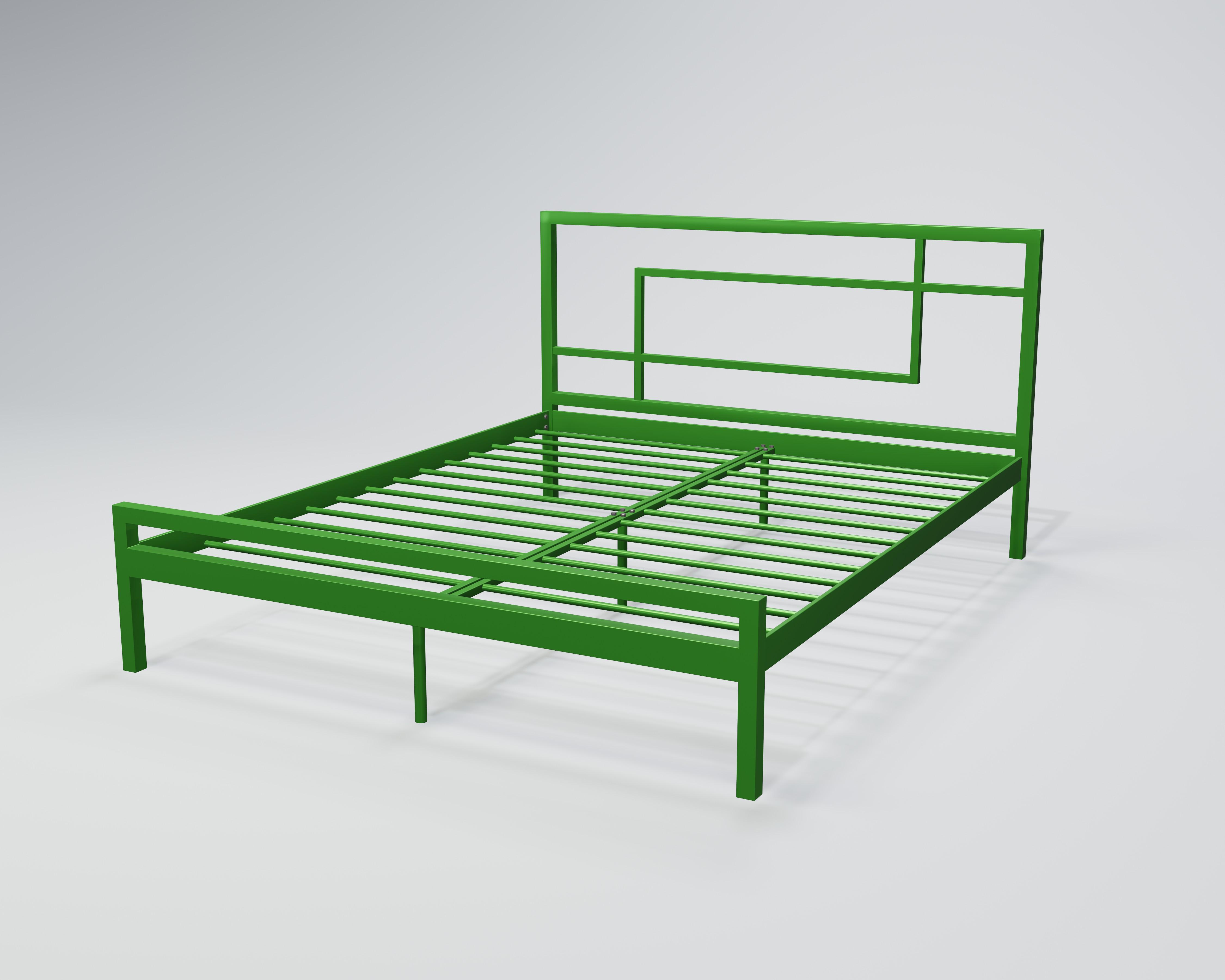 Кровать металлическая Хайфа 160x200 см Зеленый
