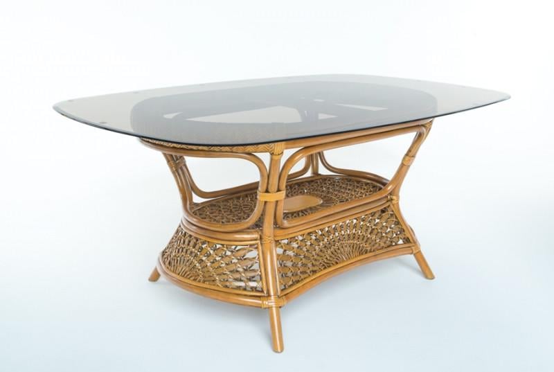 Обеденный стол плетеный из натурального ротанга 1600х1000 мм (cr-st0012a)