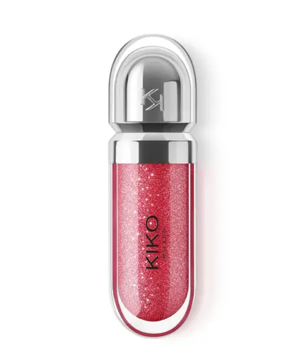 Блеск для губ Kiko Milano 3D Hydra Lipgloss 12 Rosso Amarillide Perlato 6,5 мл - фото 2