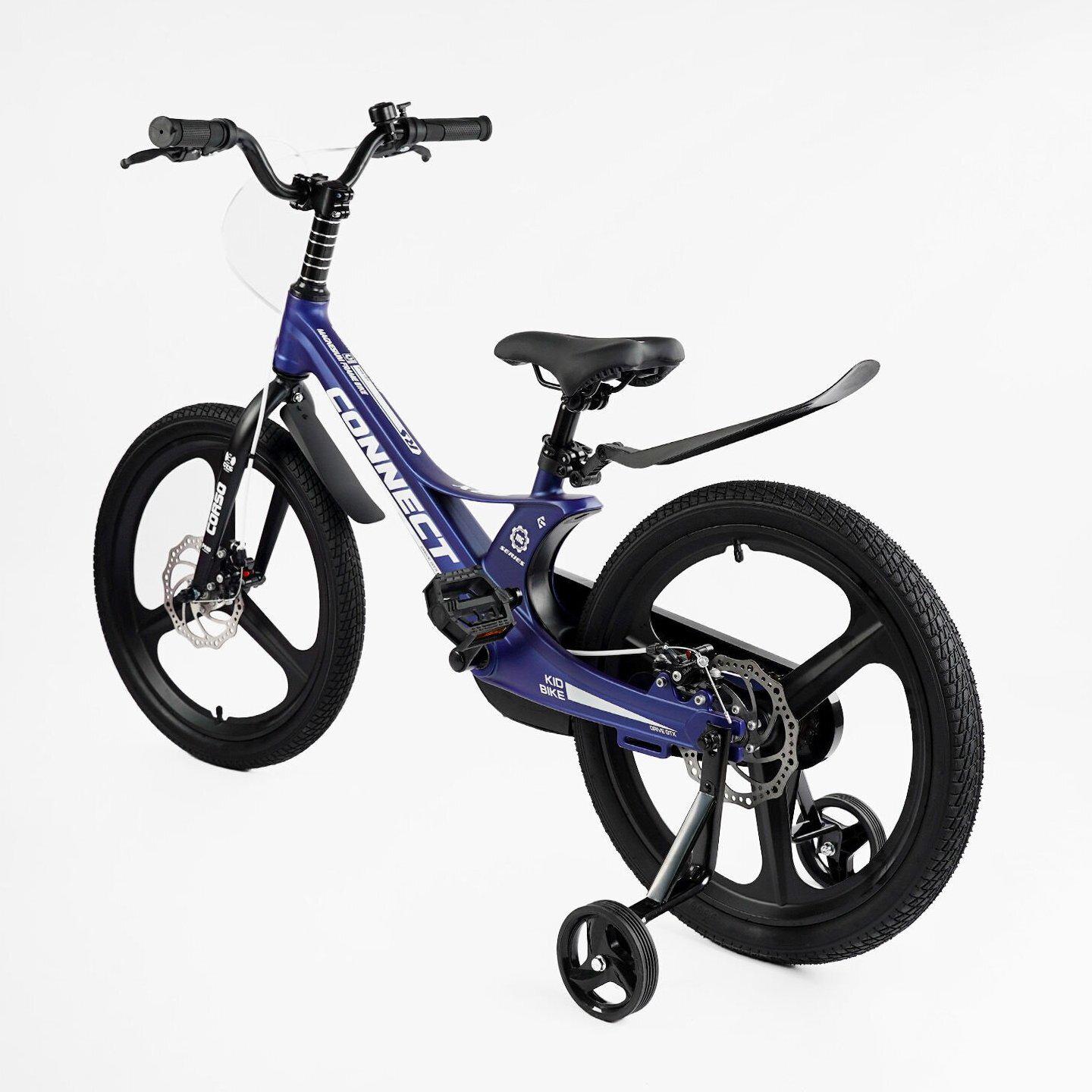 Велосипед двухколесный Corso Connect 20" детский магниевый Синий - фото 2 Велосипед двухколесный Corso Connect 20" детский магниевый Синий - фото 2