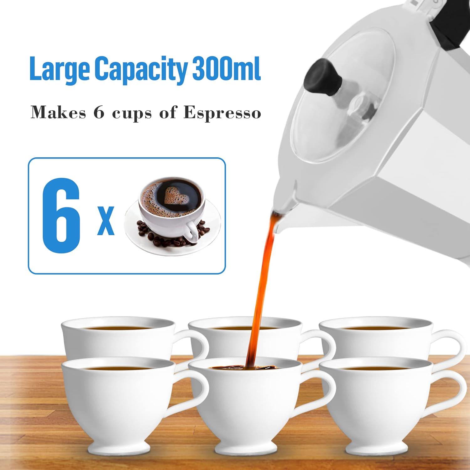 Кофеварка гейзерная Moka 300 мл 6 чашек (30424) - фото 8