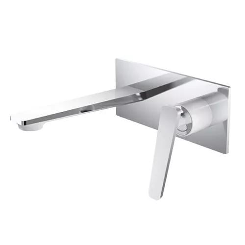 Змішувач для умивальника Frap F1058-22 настінний одноважільний Білий (126331)