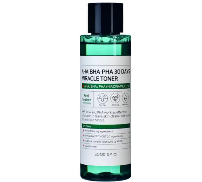 Тонер, що очищає кислотний Some By Mi AHA-BHA-PHA 30 Days Miracle Toner 150 мл (SBM00370)
