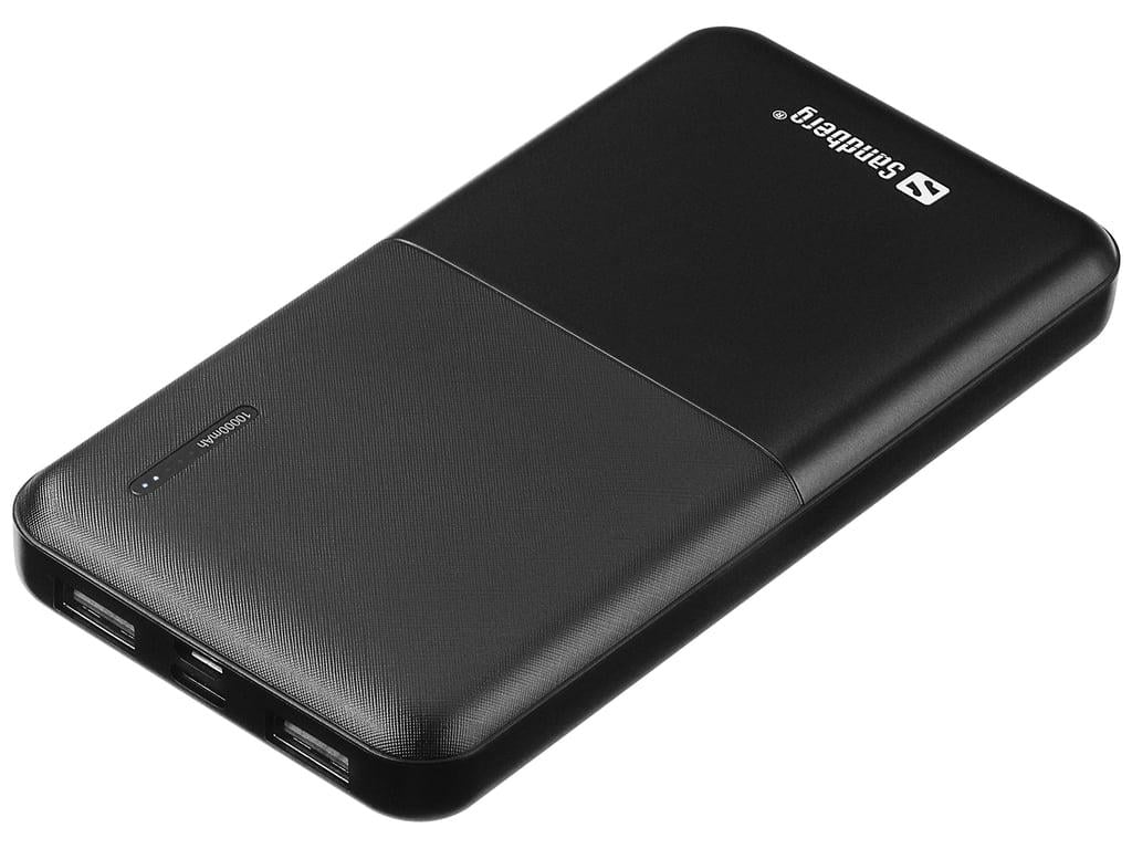 Повербанк Sandberg 10000 mAh Saver USB-C Micro-USB output USB-Ax2 Total 5V/2,4A (320-34)
