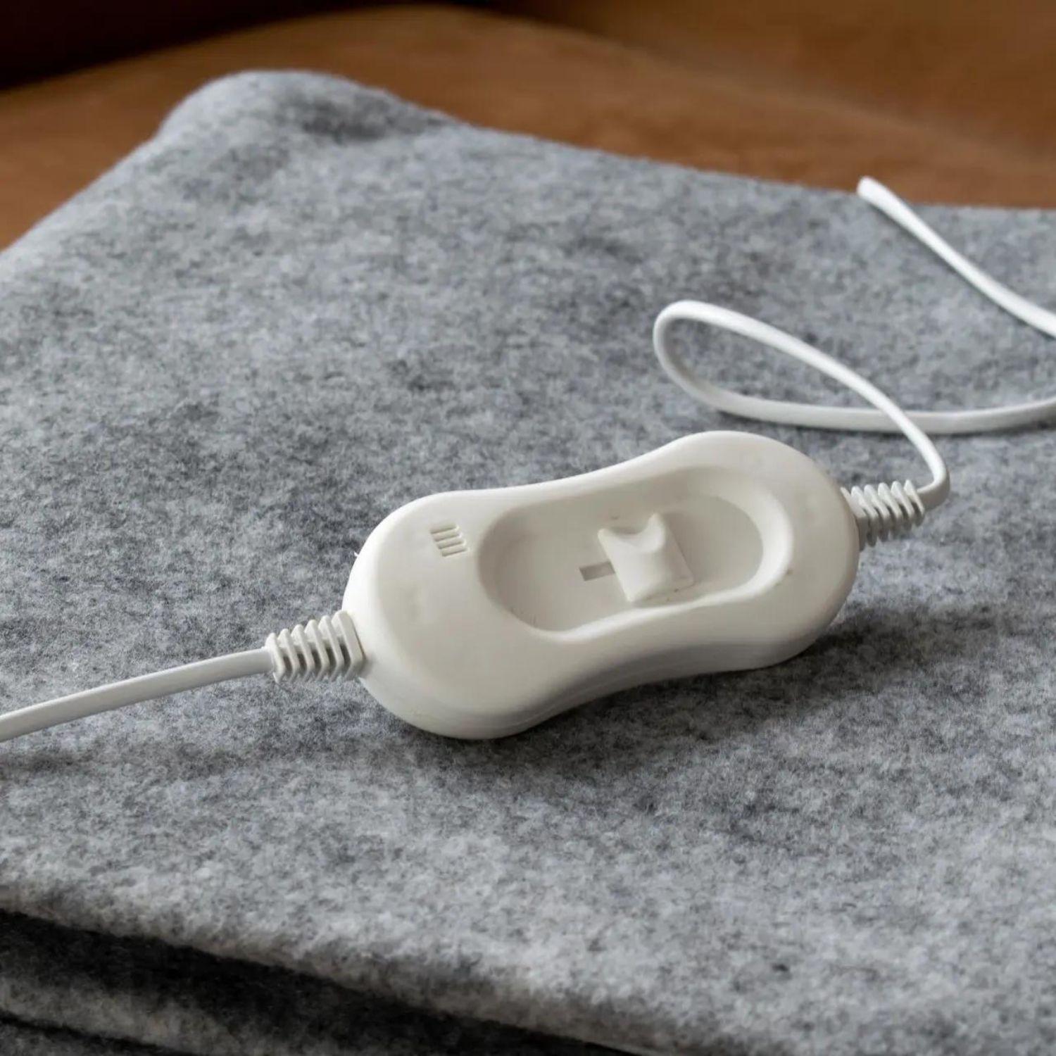 Электропростынь однотонная с функцией подогрева 120x160 см (2415) - фото 3