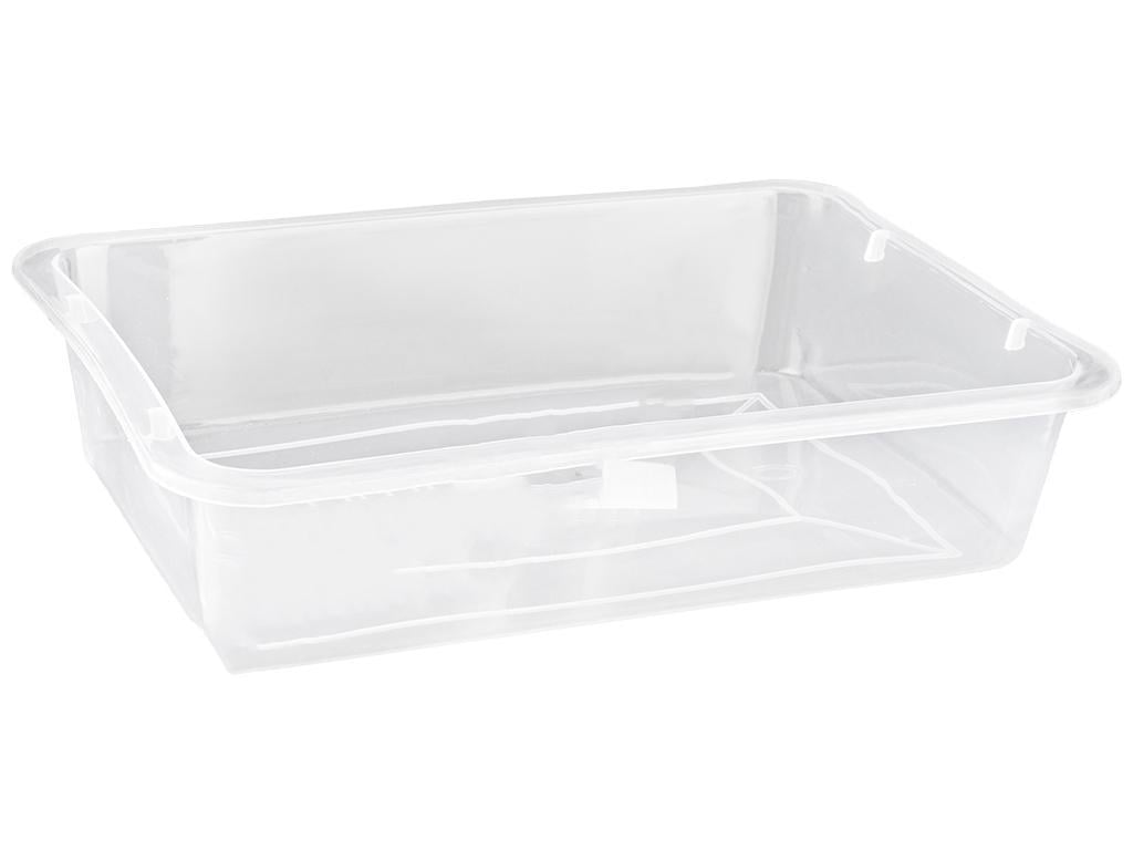 Лоток пластиковий харчовий Ал-Пластик №0 1,7 л Прозорий (MAP-70859)
