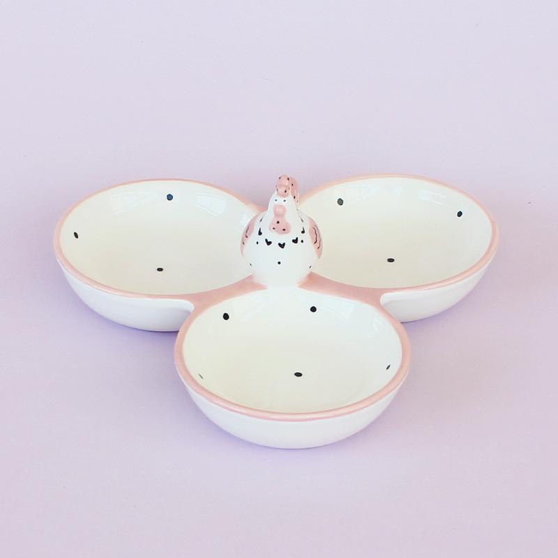 Мінажниця на 3 відділення Курка Великдень 6792 8,3х20,2х18,2 см (4358009) - фото 4 Мінажниця на 3 відділення Курка Великдень 6792 8,3х20,2х18,2 см (4358009) - фото 4