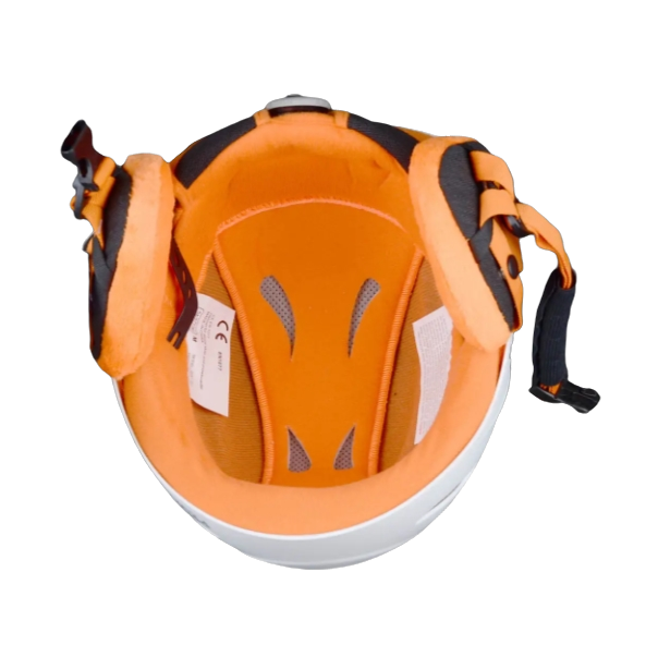 Лижний шолом PROPRO M Білий/Помаранчевий (ШГ-1005-А12) - фото 2 Лижний шолом PROPRO M Білий/Помаранчевий (ШГ-1005-А12) - фото 2