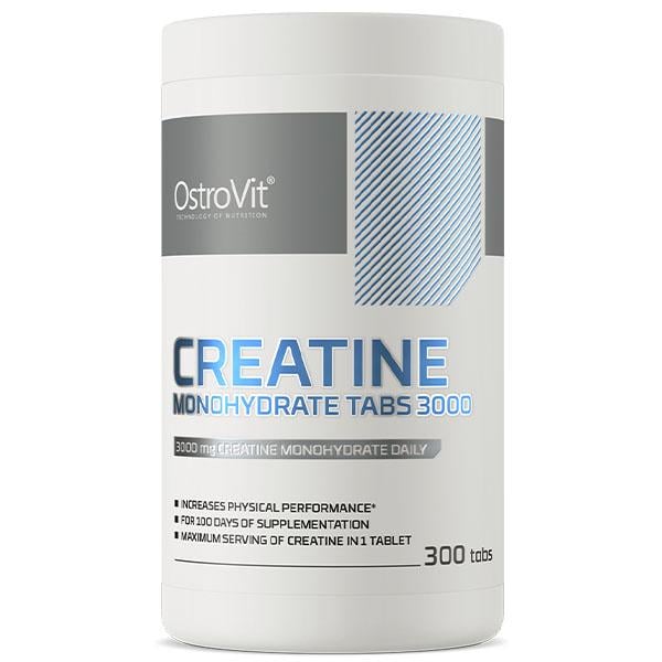 Креатин моногидрат OstroVit Creatine Monohydrate 3000 мг 300 табл. (000026644)