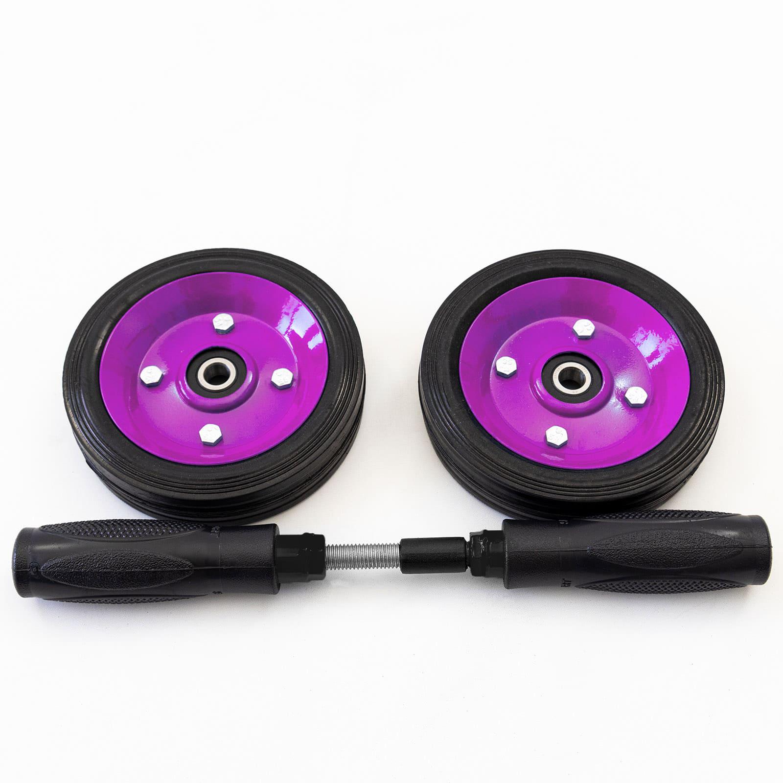 Колесо для пресу OSPORT Pro+ металеве подвійне Фіолетовий (OF-0092) - фото 2 Колесо для пресу OSPORT Pro+ металеве подвійне Фіолетовий (OF-0092) - фото 2