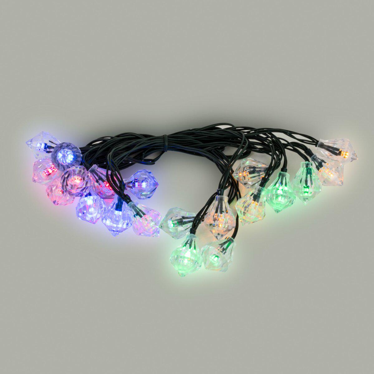 Садовая гирлянда на солнечной батарее Sirius SL2885M-DM20 цветы (20828)