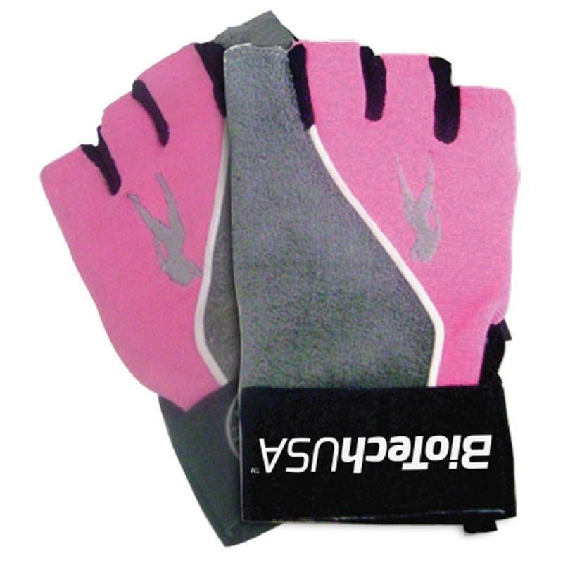 Перчатки атлетические BioTech Lady 2 L Grey/Pink (BTH-00203-2)