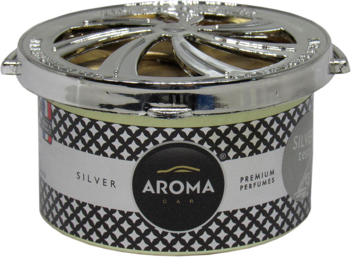 Ароматизатор Aroma Car Prestige Organic гелевый под сиденье 40 г Silver