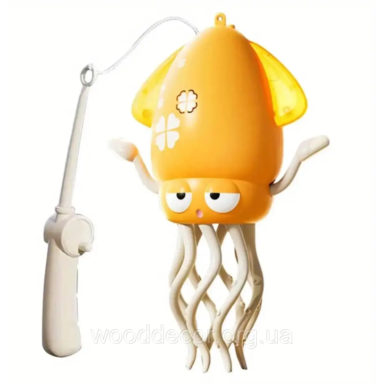 Іграшка інтерактивна восьминіг-танцюрист та сенсорними датчиками Жовтий