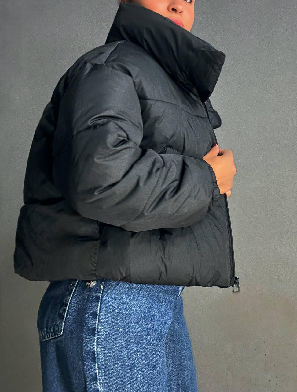 Куртка женская LADY YEP 10043 короткая на молнии с воротником р. 44 Черный (4826) - фото 7 Куртка женская LADY YEP 10043 короткая на молнии с воротником р. 44 Черный (4826) - фото 7