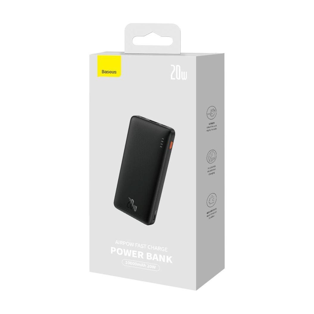 Батарея портативна BASEUS Airpow PPQD090001 10000mAh 20W Black - фото 6 Батарея портативна BASEUS Airpow PPQD090001 10000mAh 20W Black - фото 6