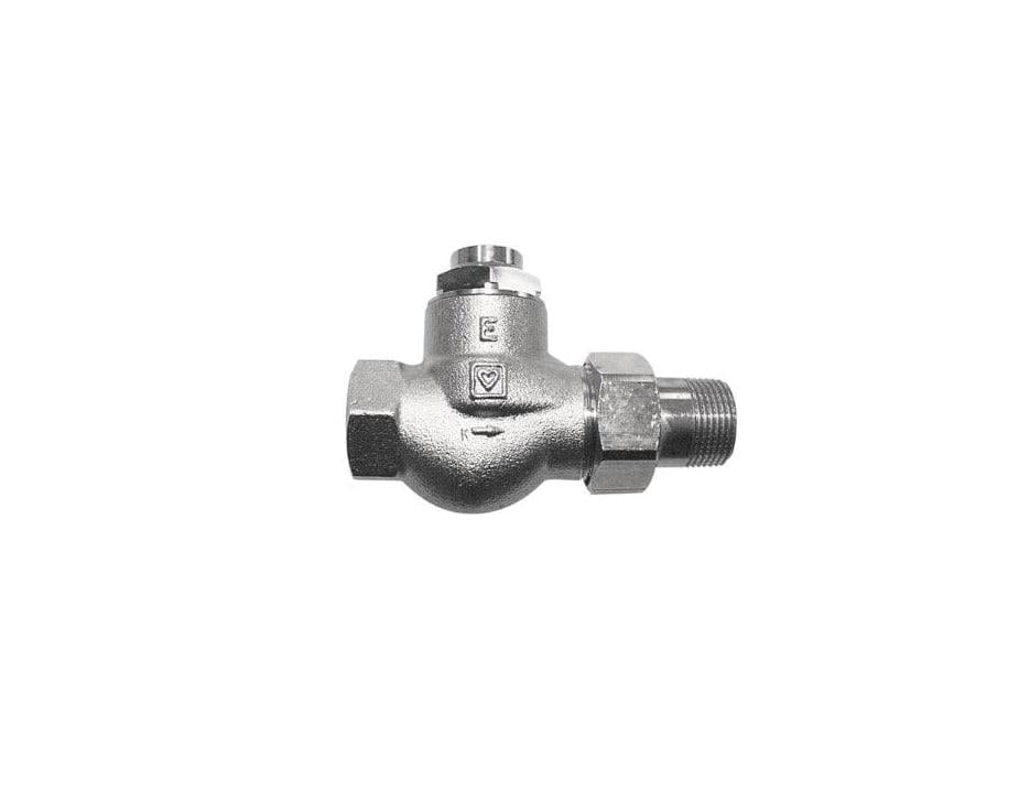 Клапан для відключення радіатора Herz RL-1-E з підвищеною пропускною здатністю DN 20 прохідний (1372302)
