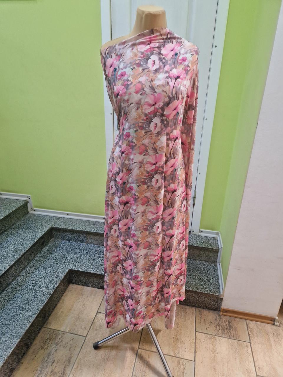 Штапель Цветы 145 см 75 г/м2 (2977968745) - фото 8 Штапель Цветы 145 см 75 г/м2 (2977968745) - фото 8