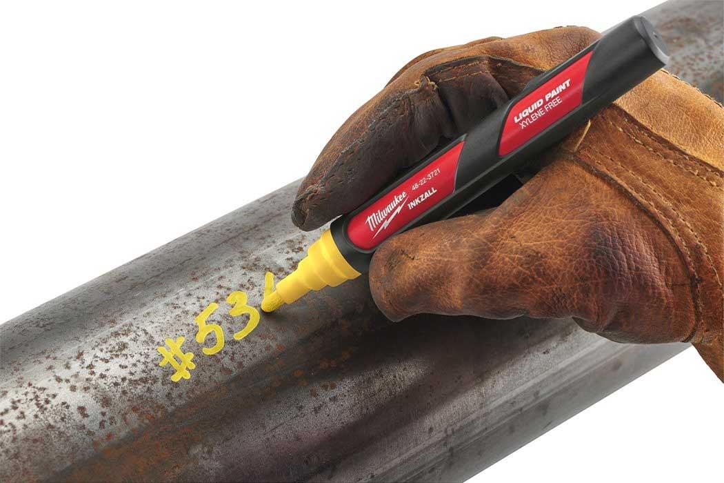 Маркер водостійкий Milwaukee INKZALL LP Жовтий (48223721) - фото 2