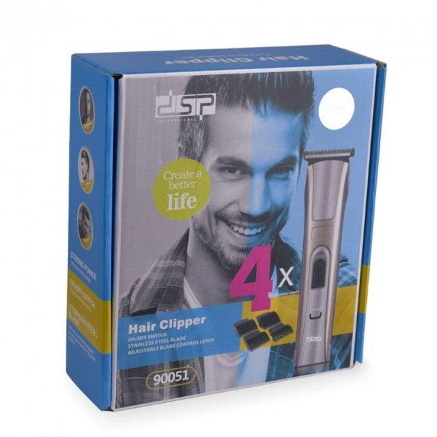 Машинка для стрижки DSP 90051 3 Вт аккумуляторная (Dsp 90051) - фото 2 Машинка для стрижки DSP 90051 3 Вт аккумуляторная (Dsp 90051) - фото 2