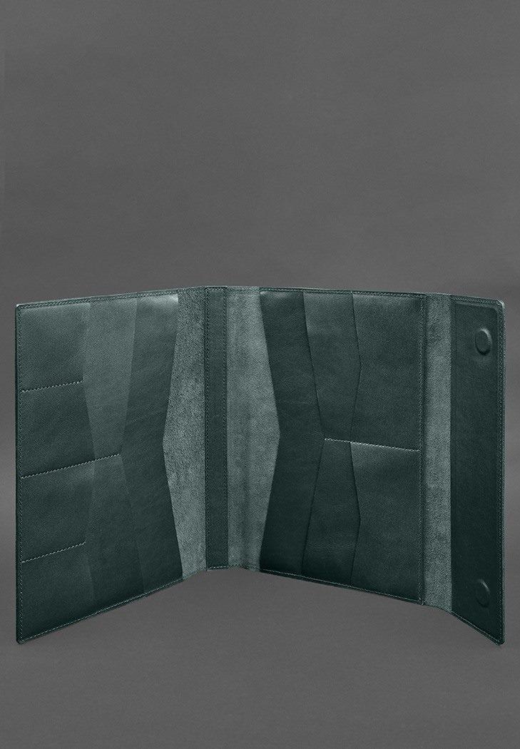 Папка шкіряна для документів Сімейна А4 Зелений (A-028545) - фото 2 Папка шкіряна для документів Сімейна А4 Зелений (A-028545) - фото 2